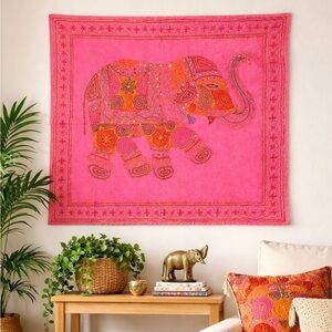 100 percent cotton made in India decoration